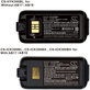 Baterie pro Intermec CK3, CK3A, CK3X, CK3R, CK3C, CK3C1, CK3N, 5200mAh, Li-Ion, 3.7V, 318-034-001, HQ