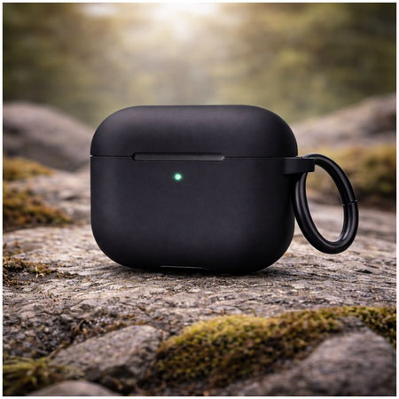 Silikonové pouzdro pro AirPods 4, černé