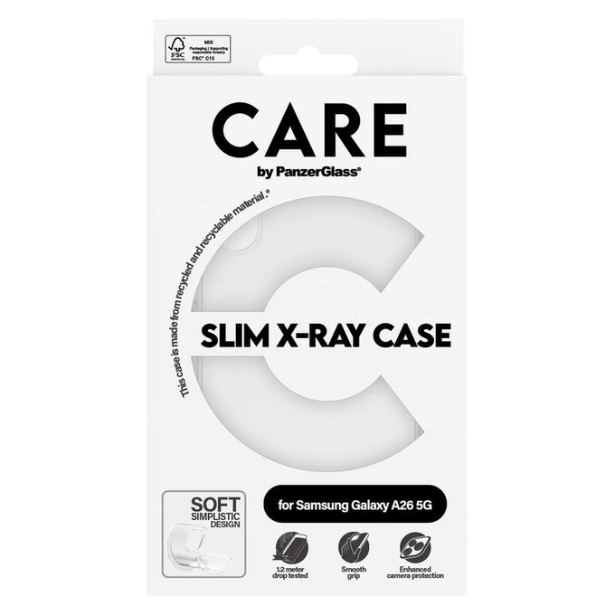 Pouzdro X-Ray pro Samsung Galaxy A26 5G, Transparentní, PanzerGlass