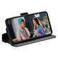 Pouzdro Wallet Kickstand pro Samsung Galaxy A56 5G, Černá, PanzerGlass