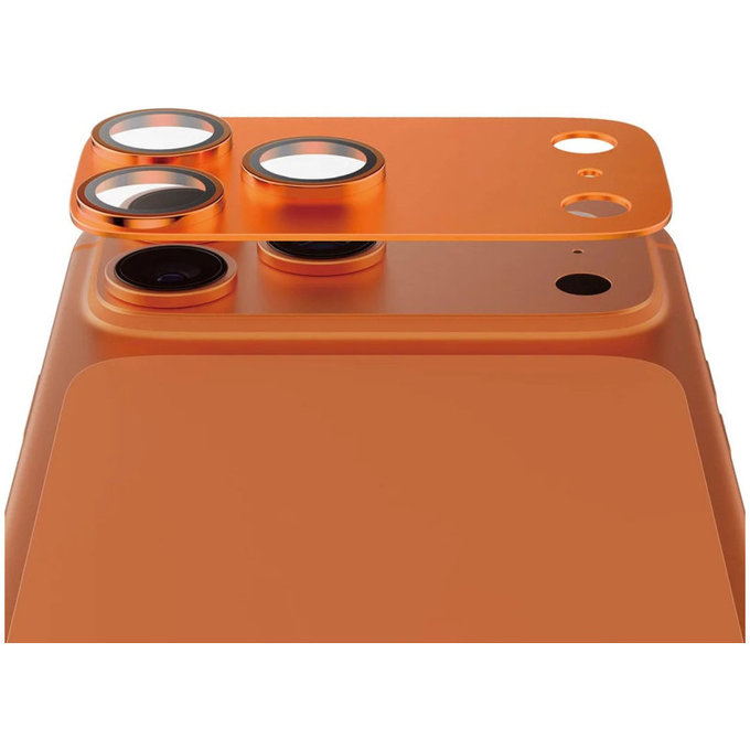 Ochranný kryt objektivu Fender pro iPhone 17 Pro Max, Oranžová, PanzerGlass