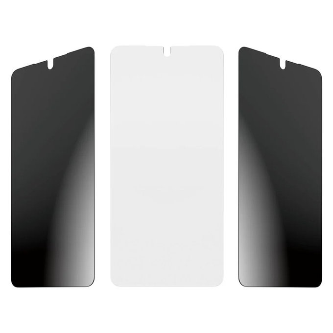 Tvrzené sklo UWF 2-Way Privacy s Fastfit In-A-Box pro Samsung Galaxy S26, Čirá, PanzerGlass