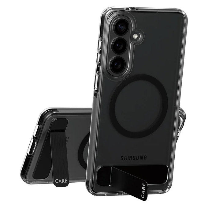 Pouzdro Kickstand s černým QI pro Samsung Galaxy S26+, Černá, PanzerGlass