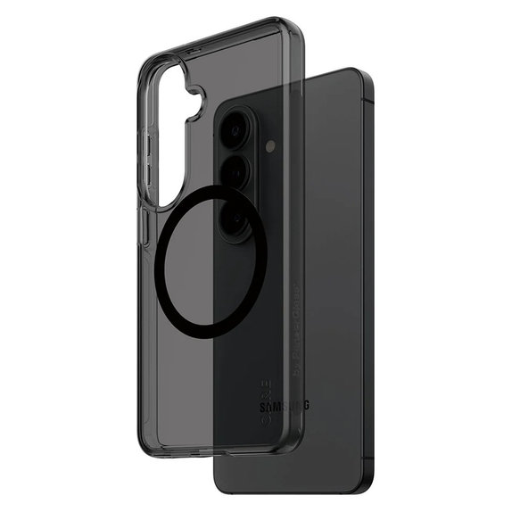 Pouzdro Smokey s černým QI pro Samsung Galaxy S26, Černá, PanzerGlass