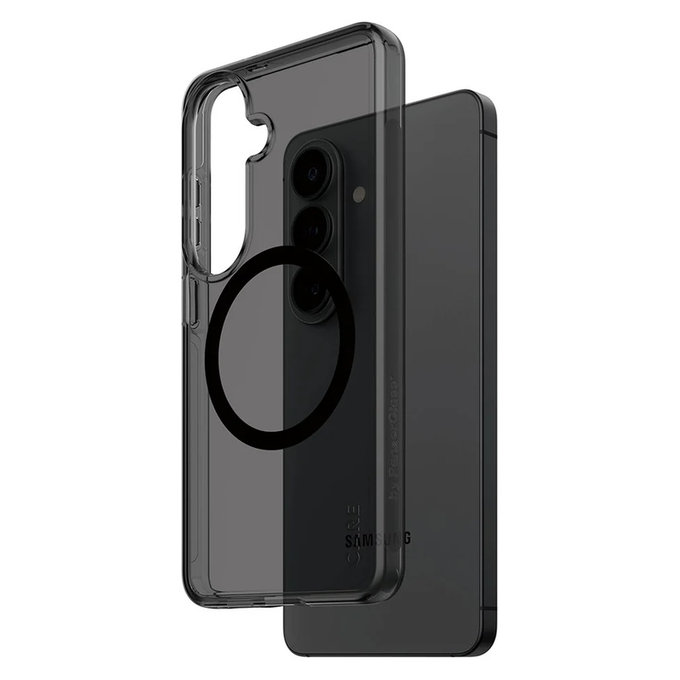 Pouzdro Smokey s černým QI pro Samsung Galaxy S26, Černá, PanzerGlass