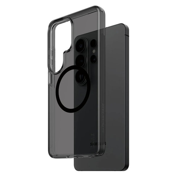 Pouzdro Smokey s černým QI pro Samsung Galaxy S26 Ultra, Černá, PanzerGlass