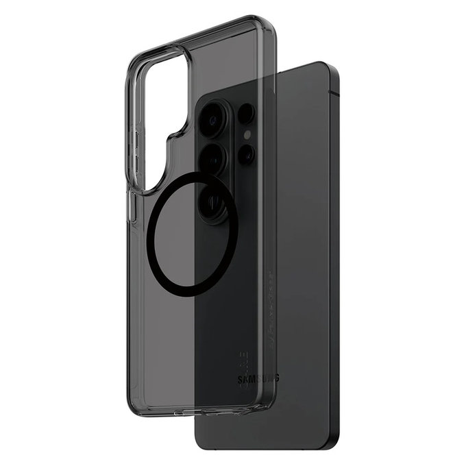 Pouzdro Smokey s černým QI pro Samsung Galaxy S26 Ultra, Černá, PanzerGlass