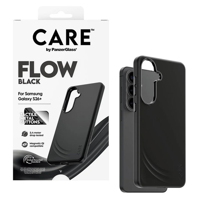 Pouzdro FLOW s QI pro Samsung Galaxy S26+, Černá, PanzerGlass