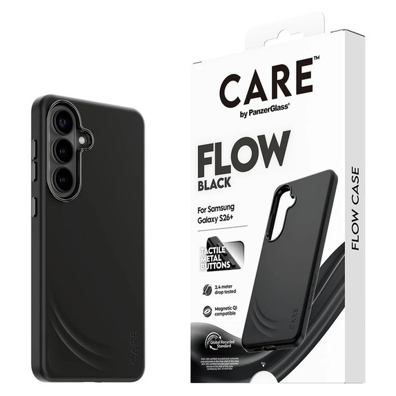 Pouzdro FLOW s QI pro Samsung Galaxy S26+, Černá, PanzerGlass