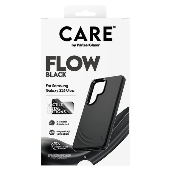 Pouzdro FLOW s QI pro Samsung Galaxy S26 Ultra, Černá, PanzerGlass