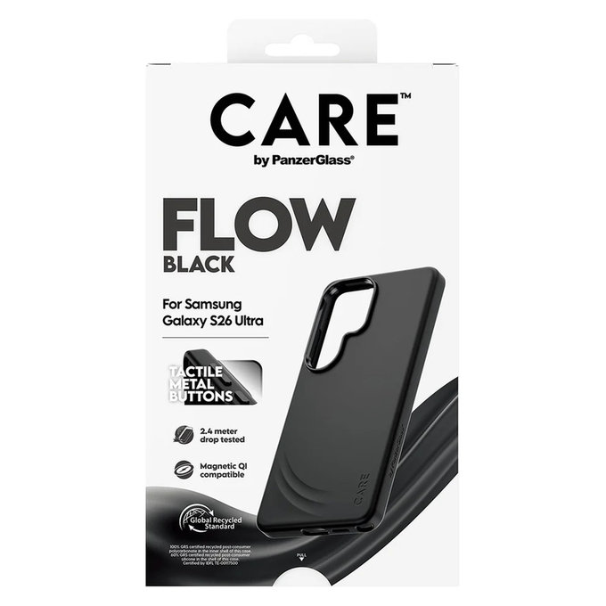 Pouzdro FLOW s QI pro Samsung Galaxy S26 Ultra, Černá, PanzerGlass