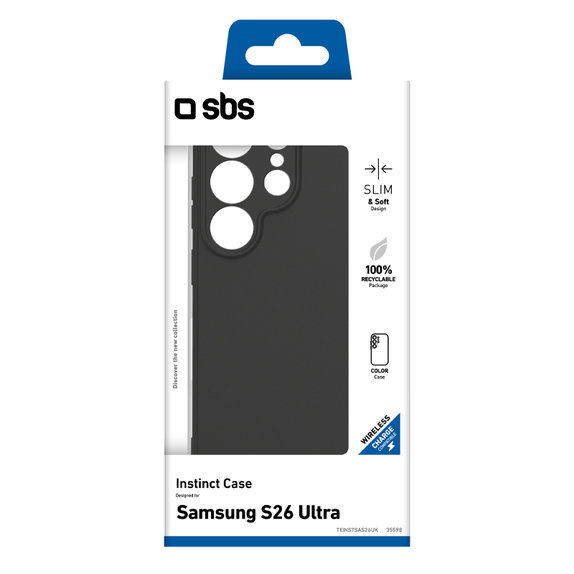 SBS - Puzdro Instinct pro Samsung Galaxy S26 Ultra, černá