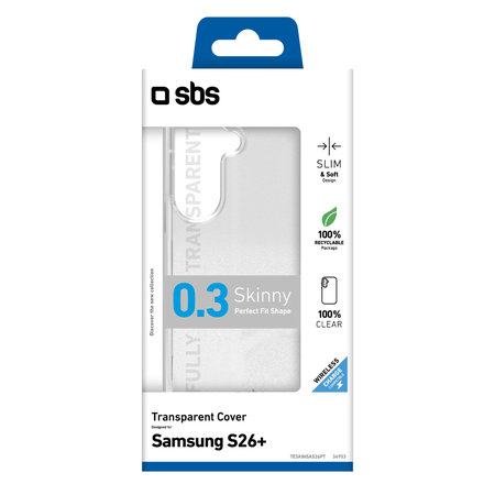 SBS - Pouzdro Skinny pro Samsung Galaxy S26+, průhledný