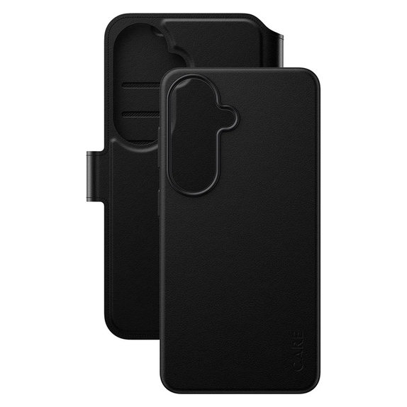 Pouzdro Tango Wallet Two-In-One s QI pro Samsung Galaxy S26, Černá, PanzerGlass