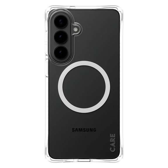Pouzdro Samba s bílým QI pro Samsung Galaxy S26+, Transparentní, PanzerGlass