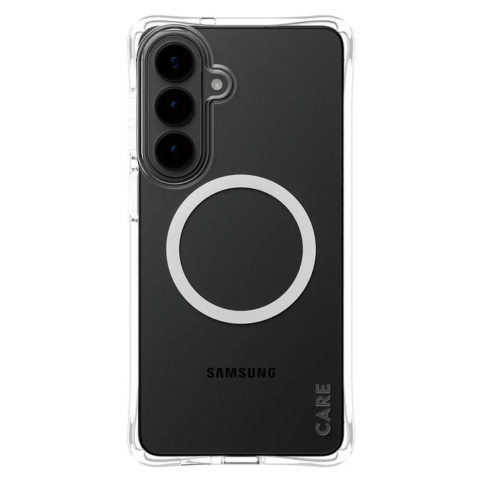 Pouzdro Samba s bílým QI pro Samsung Galaxy S26+, Transparentní, PanzerGlass
