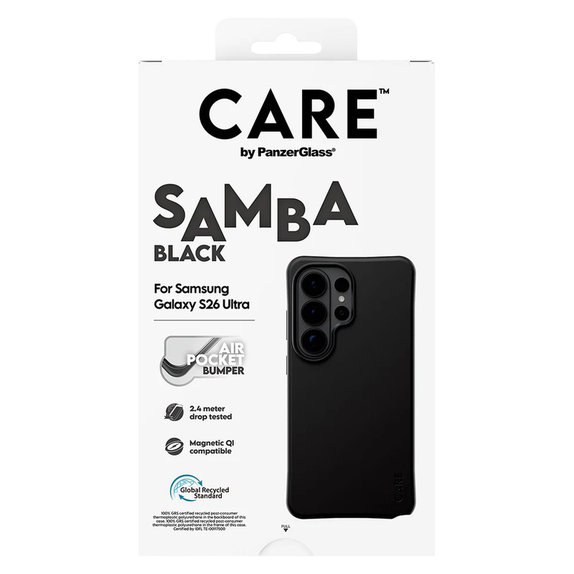Pouzdro Samba s QI pro Samsung Galaxy S26 Ultra, Černá, PanzerGlass