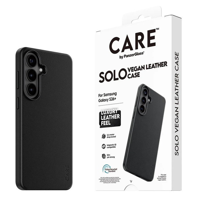 Pouzdro Solo pro Samsung Galaxy S26+, Černá, PanzerGlass