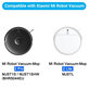 Sada náhradních dílů pro Xiaomi Mi Robot Vacuum Mop 2 Pro, 2 Lite (2x Hlavní kartáč, 4x Filtr, 4x Boční kartáč)