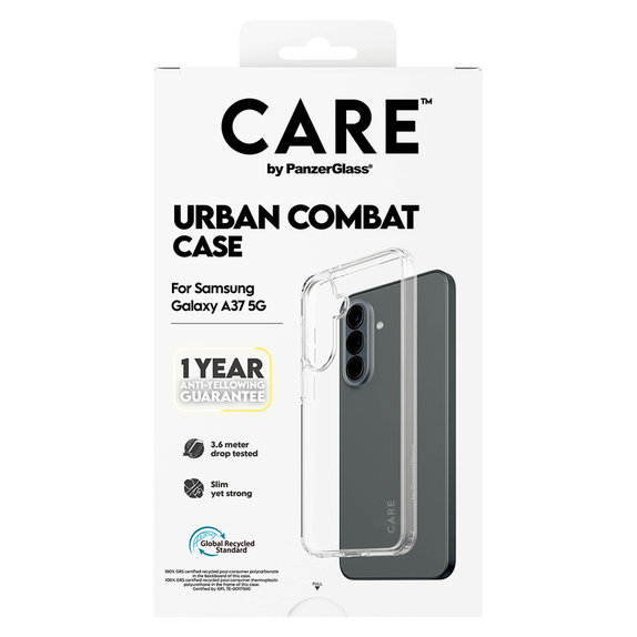 Pouzdro Urban Combat pro Samsung Galaxy A37, Transparentní, PanzerGlass