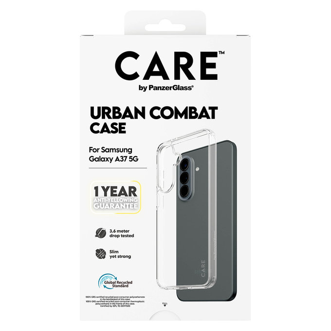Pouzdro Urban Combat pro Samsung Galaxy A37, Transparentní, PanzerGlass