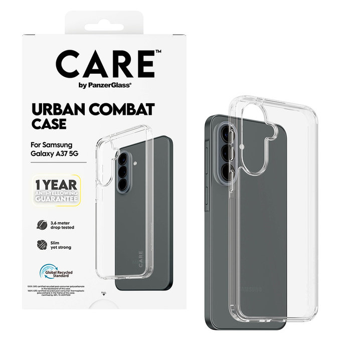 Pouzdro Urban Combat pro Samsung Galaxy A37, Transparentní, PanzerGlass