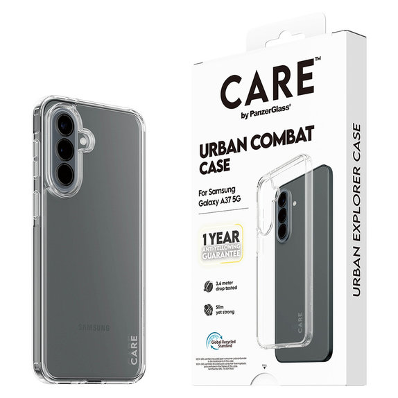 Pouzdro Urban Combat pro Samsung Galaxy A37, Transparentní, PanzerGlass