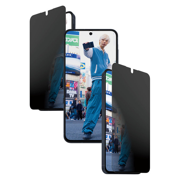 Tvrzené sklo UWF Privacy s aplikátorem pro Samsung Galaxy A57, Čirá, PanzerGlass