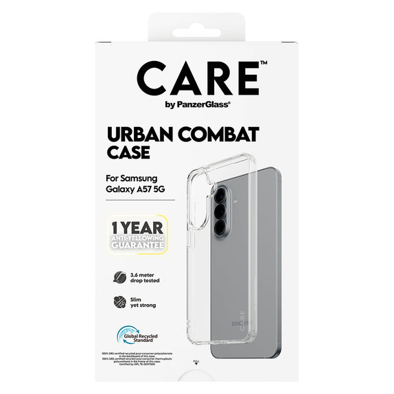 Pouzdro Urban Combat pro Samsung Galaxy A57, Transparentní, PanzerGlass