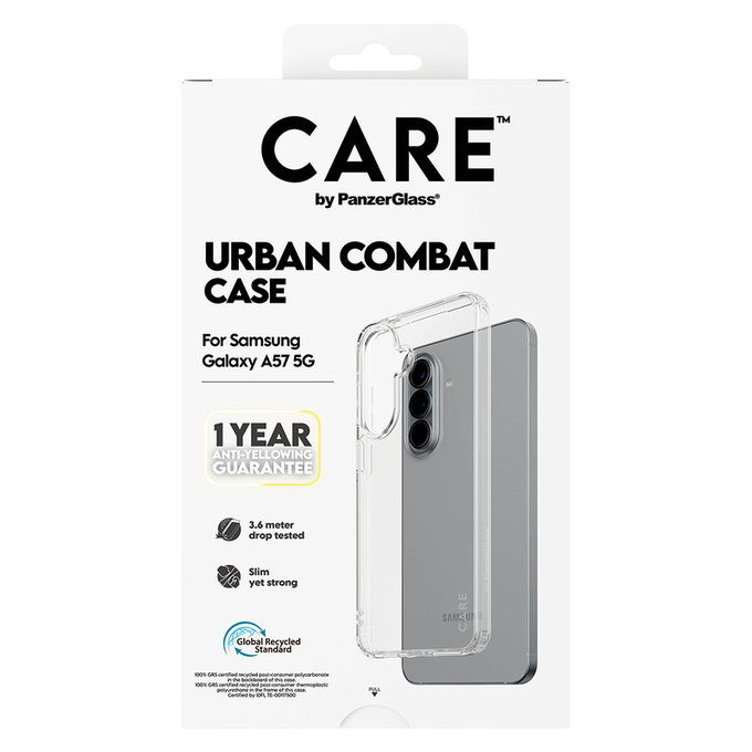 Pouzdro Urban Combat pro Samsung Galaxy A57, Transparentní, PanzerGlass