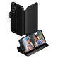 Pouzdro Wallet Kickstand pro Samsung Galaxy A57, Černá, PanzerGlass