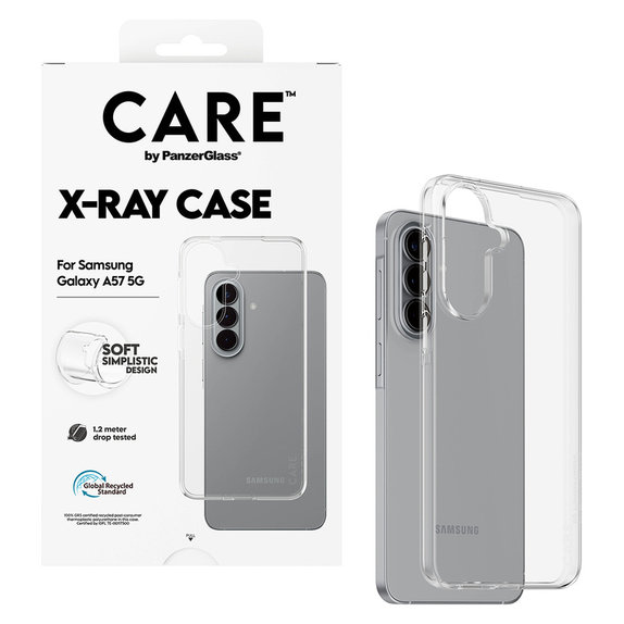 Pouzdro X-Ray pro Samsung Galaxy A57, Transparentní, PanzerGlass