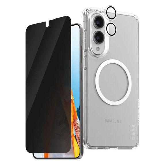 Bundle 3v1 Privacy pro Samsung Galaxy S25 Edge, PanzerGlass