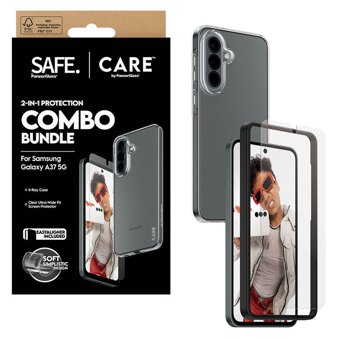 Bundle 2v1 pro Samsung Galaxy A37, PanzerGlass
