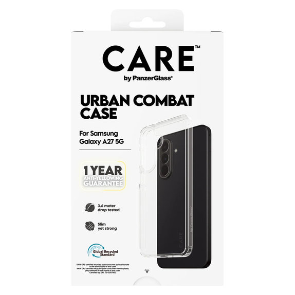 Pouzdro Urban Combat pro Samsung Galaxy A27, Transparentní, PanzerGlass