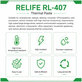Silikonová teplovodivá pasta Relife RL-407, 6 W/mK, 20g, růžová
