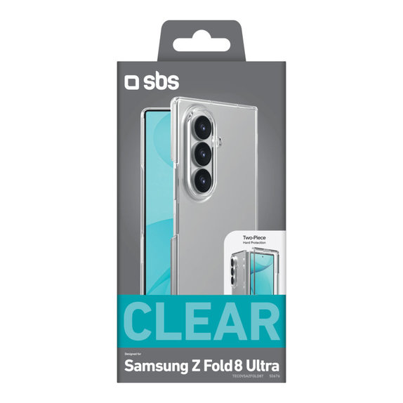 Pouzdro Crystal pro Samsung Galaxy Z Fold8 Ultra, Transparentní, SBS