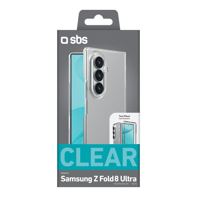 Pouzdro Crystal pro Samsung Galaxy Z Fold8 Ultra, Transparentní, SBS