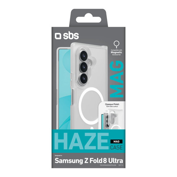 Pouzdro Haze Mag pro Samsung Galaxy Z Fold8 Ultra, Transparentní, SBS