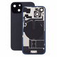 Sklo zadního housingu pro iPhone 15, Black, Pulled A
