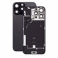 Sklo zadního housingu pro iPhone 16 Pro Max, Black Titanium, Pulled A