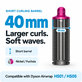 Krátký kulmovací nástavec pro Dyson Airwrap HS01, HS05, 40 mm, Nickel / Fuchsia
