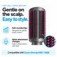 Jemný vyhlazovací kartáč pro Dyson Airwrap HS01, HS05, Iron / Fuchsia