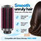 Pevný vyhlazovací kartáč pro Dyson Airwrap HS01, HS05, Iron / Fuchsia