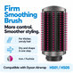 Pevný vyhlazovací kartáč pro Dyson Airwrap HS01, HS05, Iron / Fuchsia