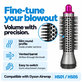 Malý kulatý kartáč pro objem pro Dyson Airwrap HS01, HS05, Iron / Fuchsia