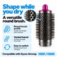 Střední kulatý kartáč pro objem pro Dyson Airwrap HS01, HS05, Iron / Fuchsia
