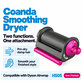 Vyhlazovací a sušicí nástavec Coanda pro Dyson Airwrap HS05, Iron / Fuchsia