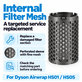 Vnitřní mřížka filtru pro Dyson Airwrap HS01, HS05