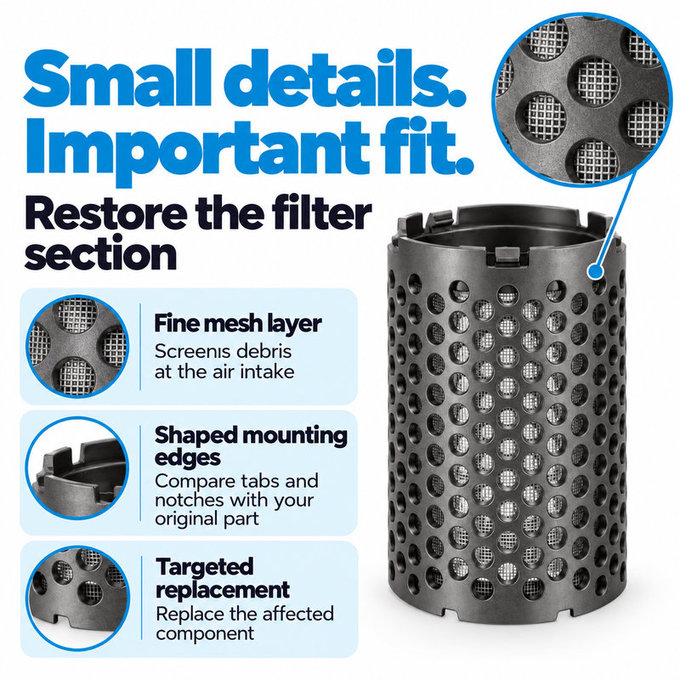 Vnitřní mřížka filtru pro Dyson Airwrap HS01, HS05